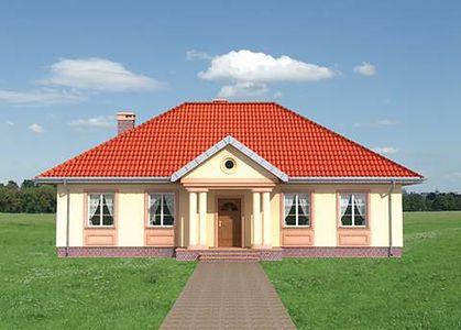 Фасад дома CFH-1211-29 Фасад дома CFH-1211-29